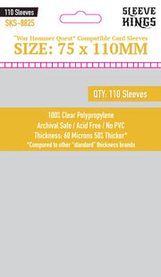 Sleeve Kings - Warhammer Quest Sleeves, 75x110mm (110)