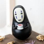 Round Bottomed Figurine No Face's coffe time - Spirited Away