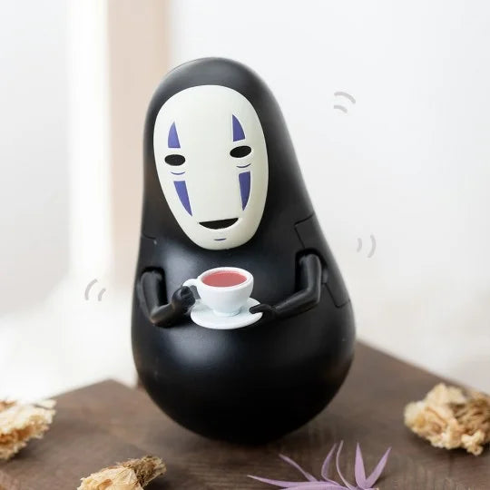 Round Bottomed Figurine No Face's coffe time - Spirited Away
