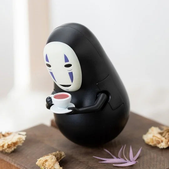 Round Bottomed Figurine No Face's coffe time - Spirited Away
