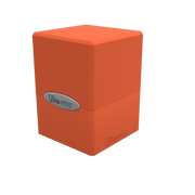 Classic Satin Cube - Pumpkin Orange