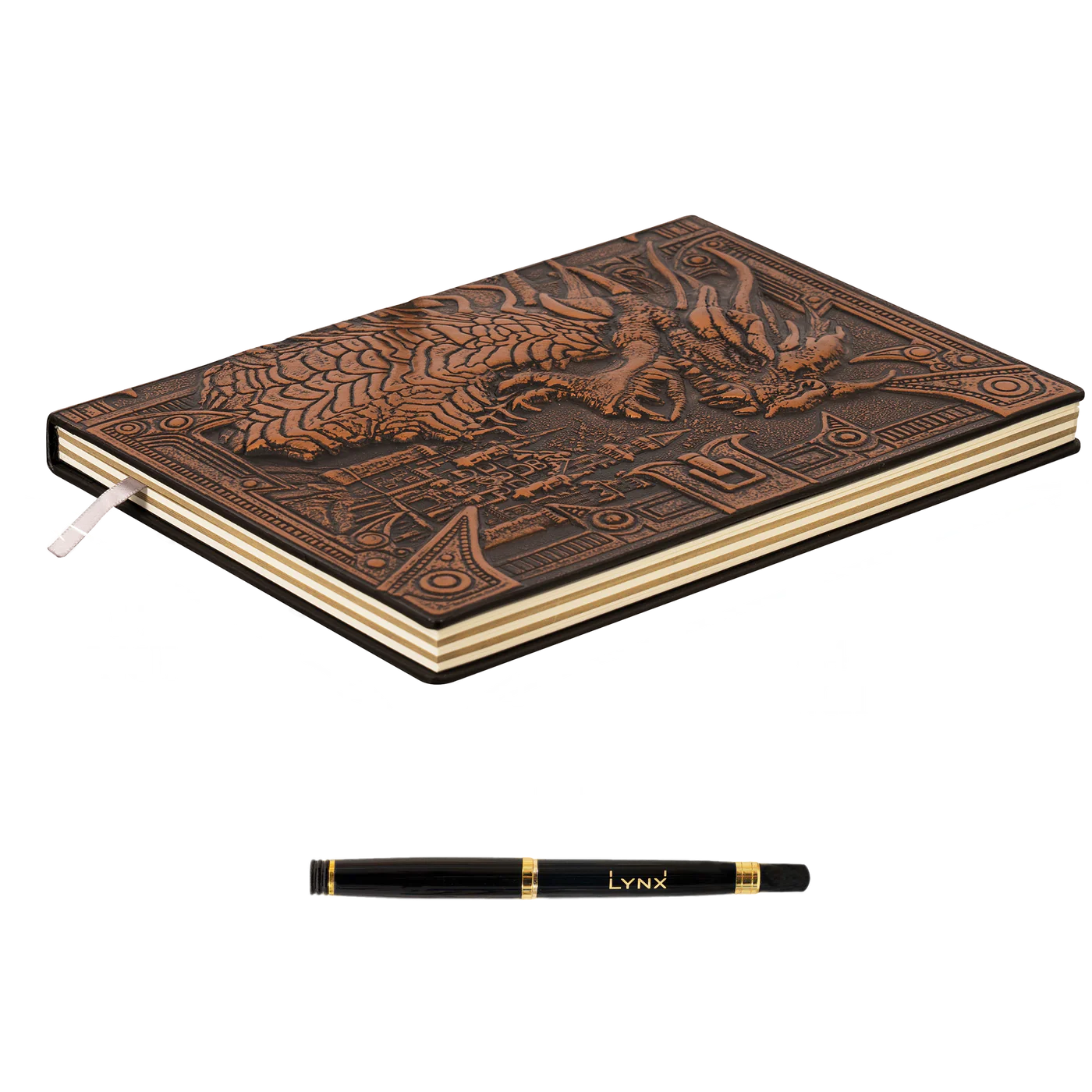 3D FAUX-LEATHER NOTEBOOK | FANTASY/DND DUNGEON MASTER(DM)/PLAYER JOURNAL
