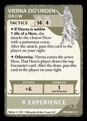 Dungeons & Dragons: The Legend of Drizzt Board Game – Vierna Do'Urden Promo