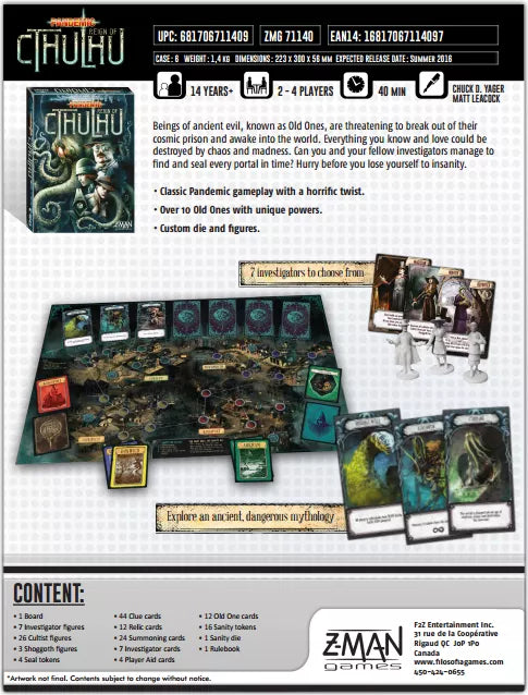 Pandemic - Reign Of Cthulhu