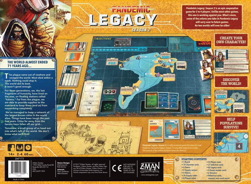 Pandemic Legacy: Season 2 Yellow