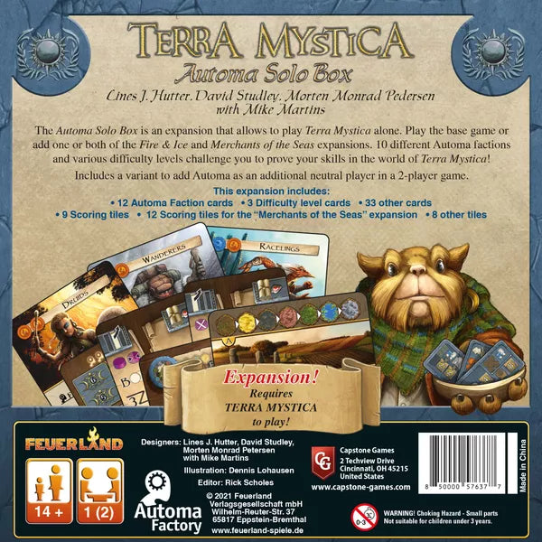 Terra Mystica: Automa Solo Box