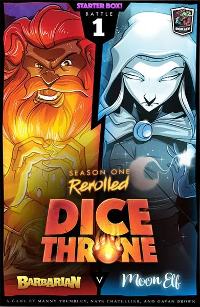 Dice Throne: Season One Rerolled Box 1 Barbarian vs Moon Elf