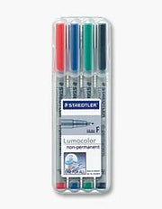 Staedtler Lumocolor Marker Wet Erase/Pen Set (4)