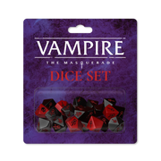 Vampire the Masquerade Dice Set MONTH OF DARKNESS