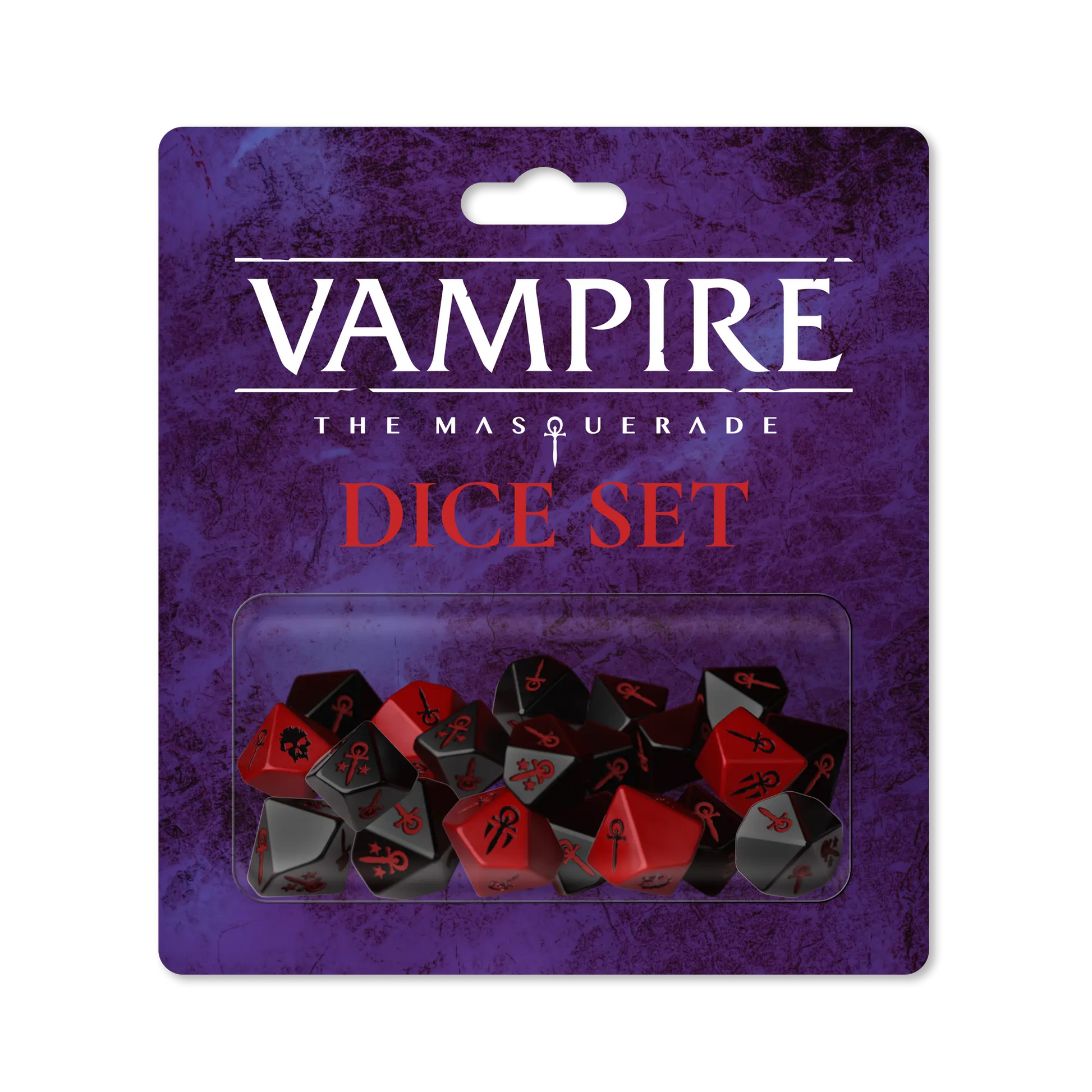 Vampire the Masquerade Dice Set MONTH OF DARKNESS