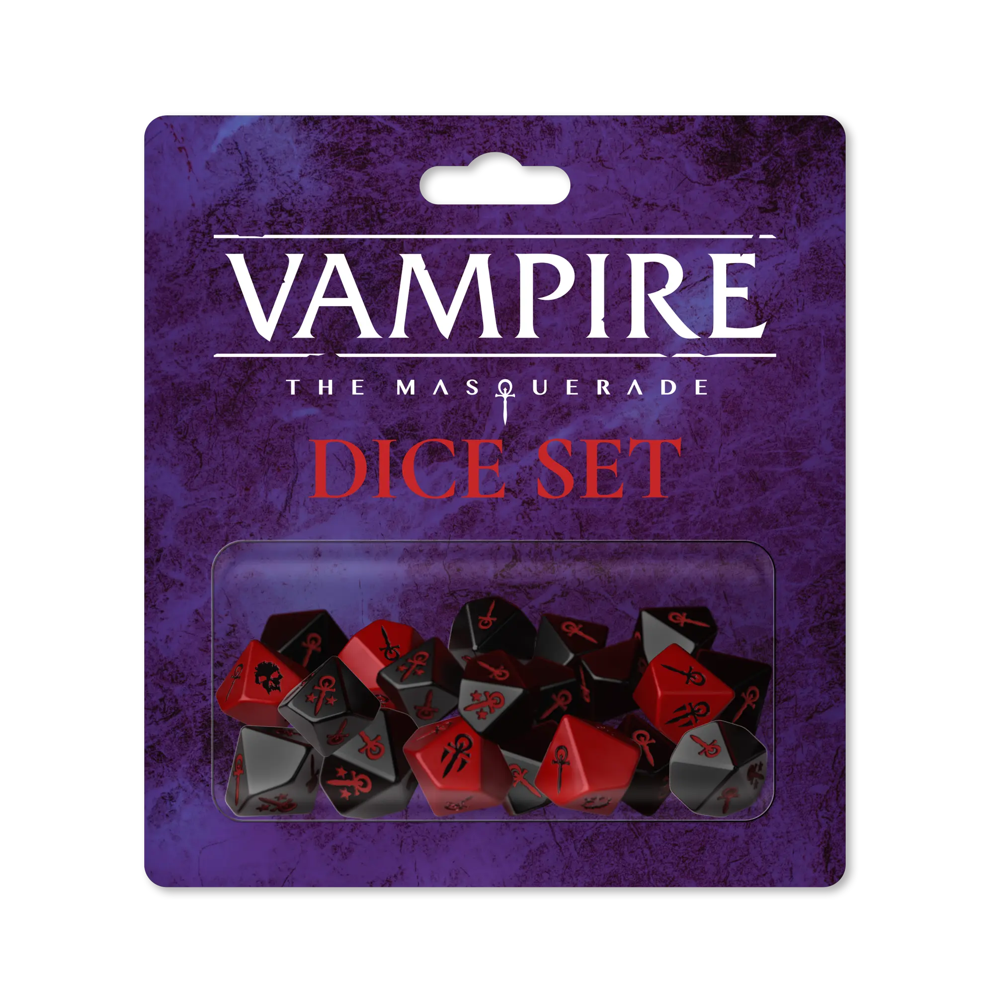 Vampire the Masquerade Dice Set MONTH OF DARKNESS