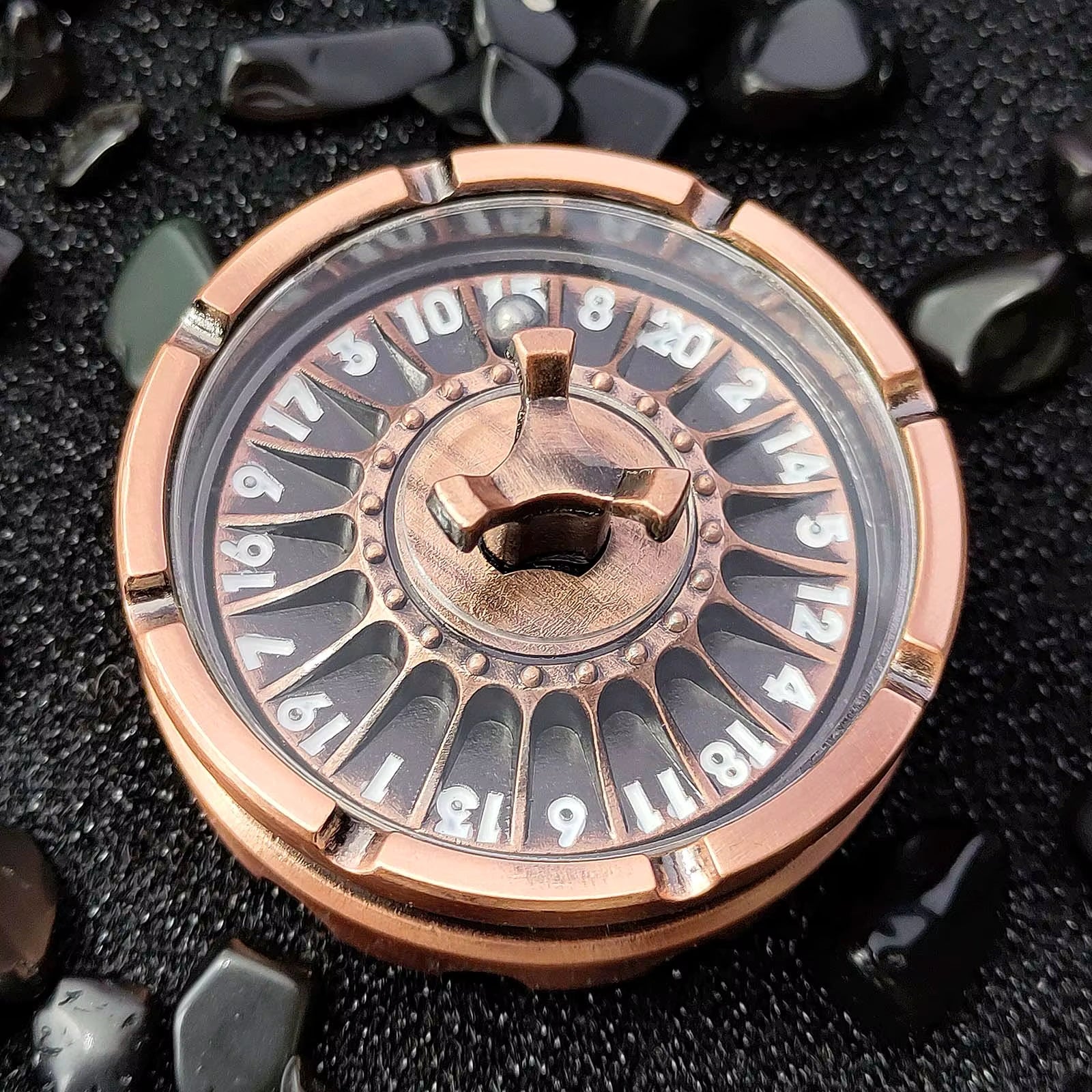 Roulette Dice D20 Koppar