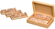 Rummy: wooden cassette, small, magnetic lock (3608)