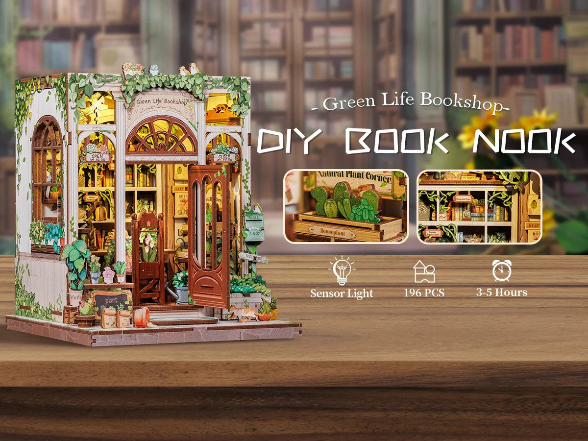 Green Life Bookshop - Book Nook Kit - CuteBee