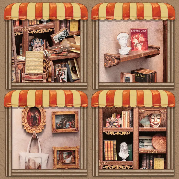 The Drama Bookshop - Book Nook Kit - CuteBee