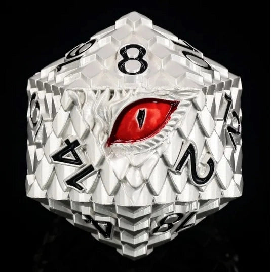 Titan D20 Silver Dragon Eye (35mm)