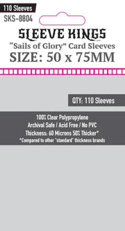 Sleeve Kings - "Sails of Glory" Card Sleeves, 50x75mm (110)