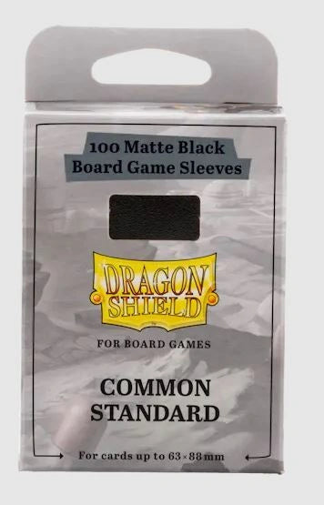 (63x88mm) Board Game Sleeves - Standard Black Sleeves