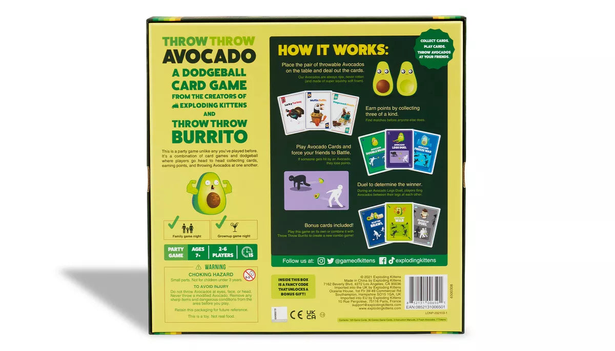 Throw Throw Avocado