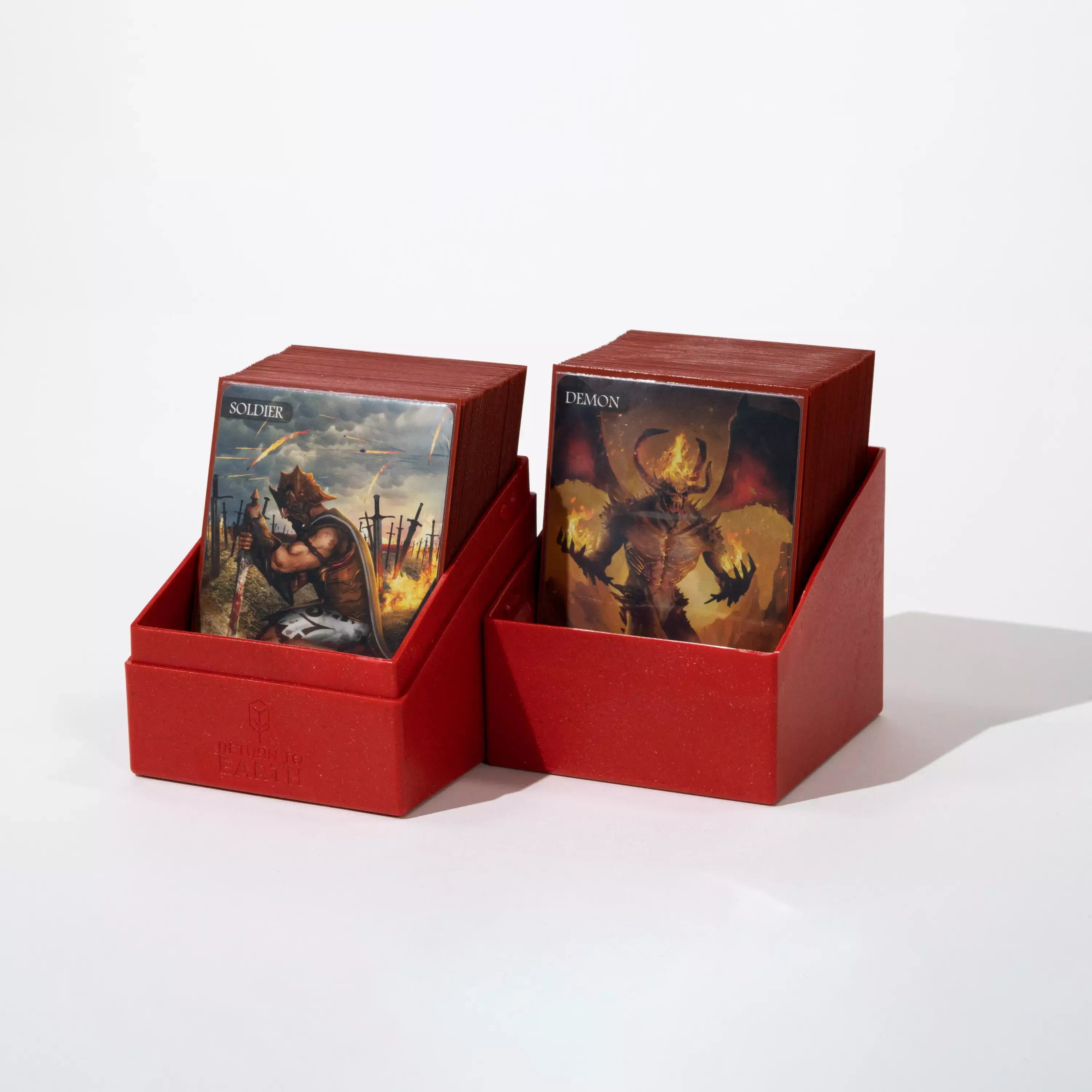 Ultimate Guard Return To Earth Boulder Deck Case 100+ Red