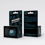 Weather Generator Die Shimmering Blue & Turquise