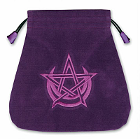 Wicca velvet bag / Dice bag