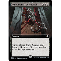 Monumental Corruption (Foil) (Extended Art)