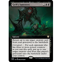 Geth's Summons (Foil) (Extended Art)