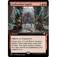 Goldwardens' Gambit (Foil) (Extended Art)