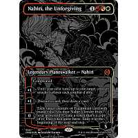 Nahiri, the Unforgiving (Oil Slick Raised Foil) (Borderless)