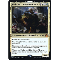 Thalia and The Gitrog Monster (Foil) (Prerelease)