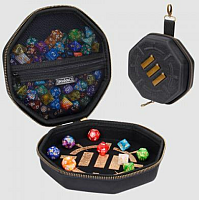 DICE CASE & ROLLING TRAY (BLACK)