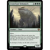 Craterhoof Behemoth (Etched Foil)