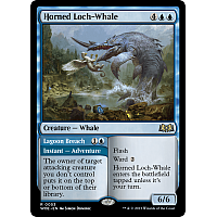 Horned Loch-Whale // Lagoon Breach (Foil)