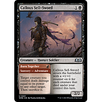 Callous Sell-Sword // Burn Together (Foil)