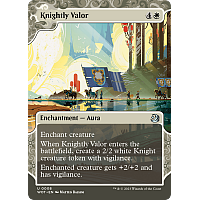 Knightly Valor (Foil) (Showcase) (Borderless)