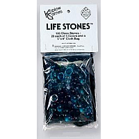 Life Stones - 100 Glass Stones (20 each of 5 colors)