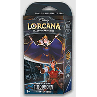 Disney Lorcana TCG: Rise of the Floodborn - Starter deck - Wicked Queen and Gaston (Amber & Sapphire)