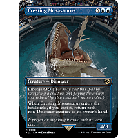 Cresting Mosasaurus (Borderless)