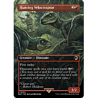 Hunting Velociraptor (Foil) (Borderless)