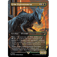 Grim Giganotosaurus (Foil) (Borderless)