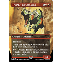 Trumpeting Carnosaur (Borderless)
