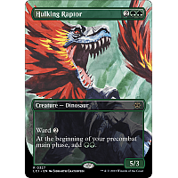 Hulking Raptor (Foil) (Borderless)