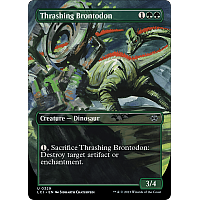 Thrashing Brontodon (Foil) (Borderless)