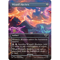 Wizard's Rockets (Foil) (Prerelease) (Borderless)