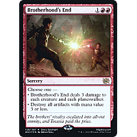 Brotherhood's End (Foil) (Prerelease)