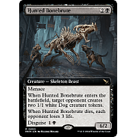 Hunted Bonebrute (Foil) (Extended Art)