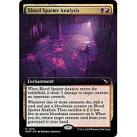 Blood Spatter Analysis (Foil) (Extended Art)