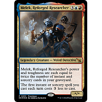 Melek, Reforged Researcher (Foil) (Prerelease)