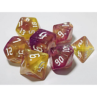 A Role Playing Dice Set: Vibrant Peach